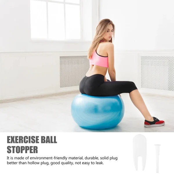 10pcs Fitness Exercise Sport Yoga Ball Inflatable Bed Pool Air Stopper Plug Pin Replacement Plug Gym Accessories